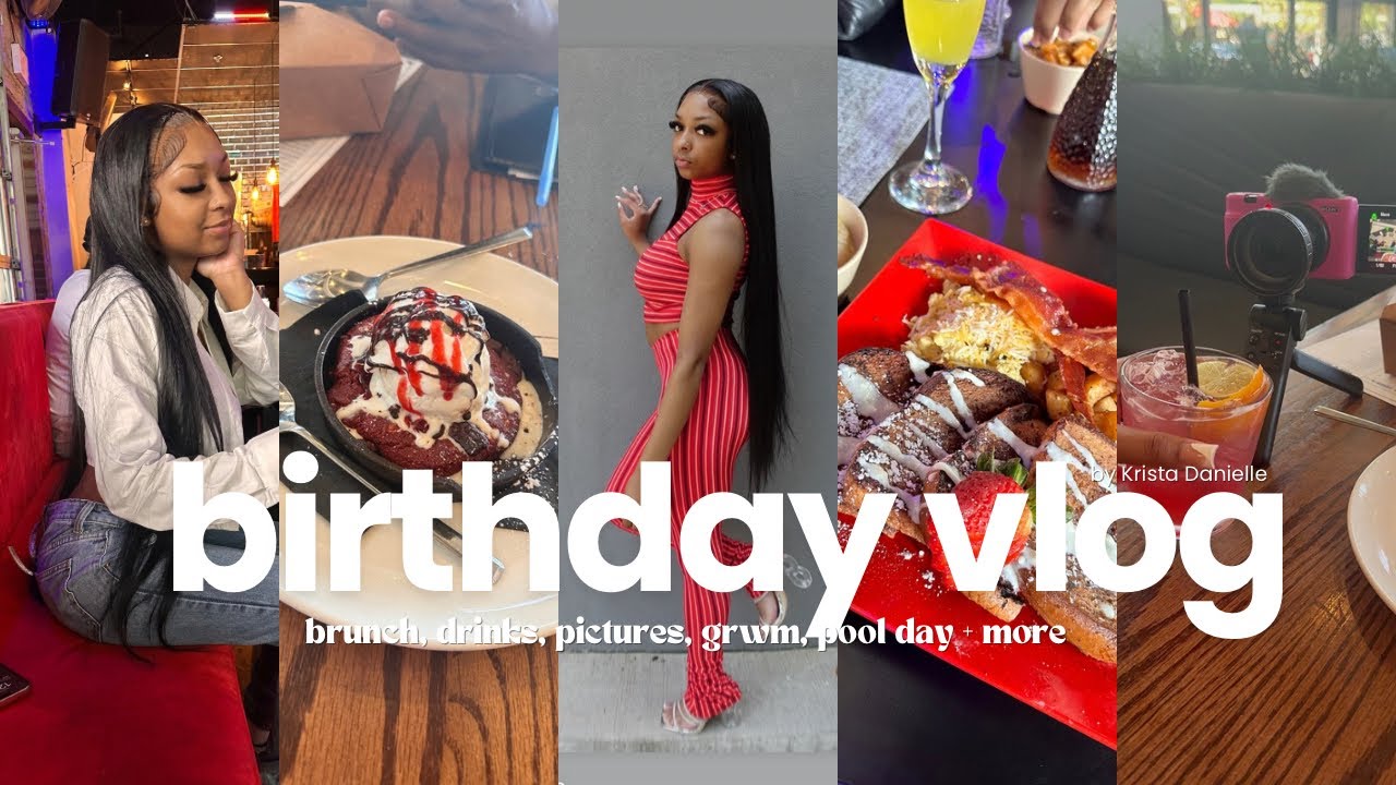 21ST BIRTHDAY VLOG | YOUNG & TURNT WEEKEND IN MY LIFE: GRWM, BRUNCH, DRINKS, PAINTING, BDAY DINNER