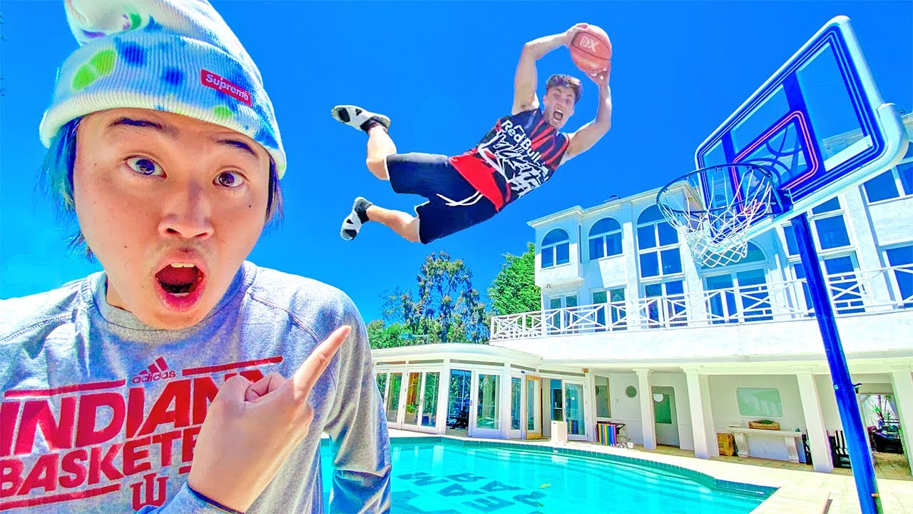 Basketball Trickshots at TeamRAR Mansion!