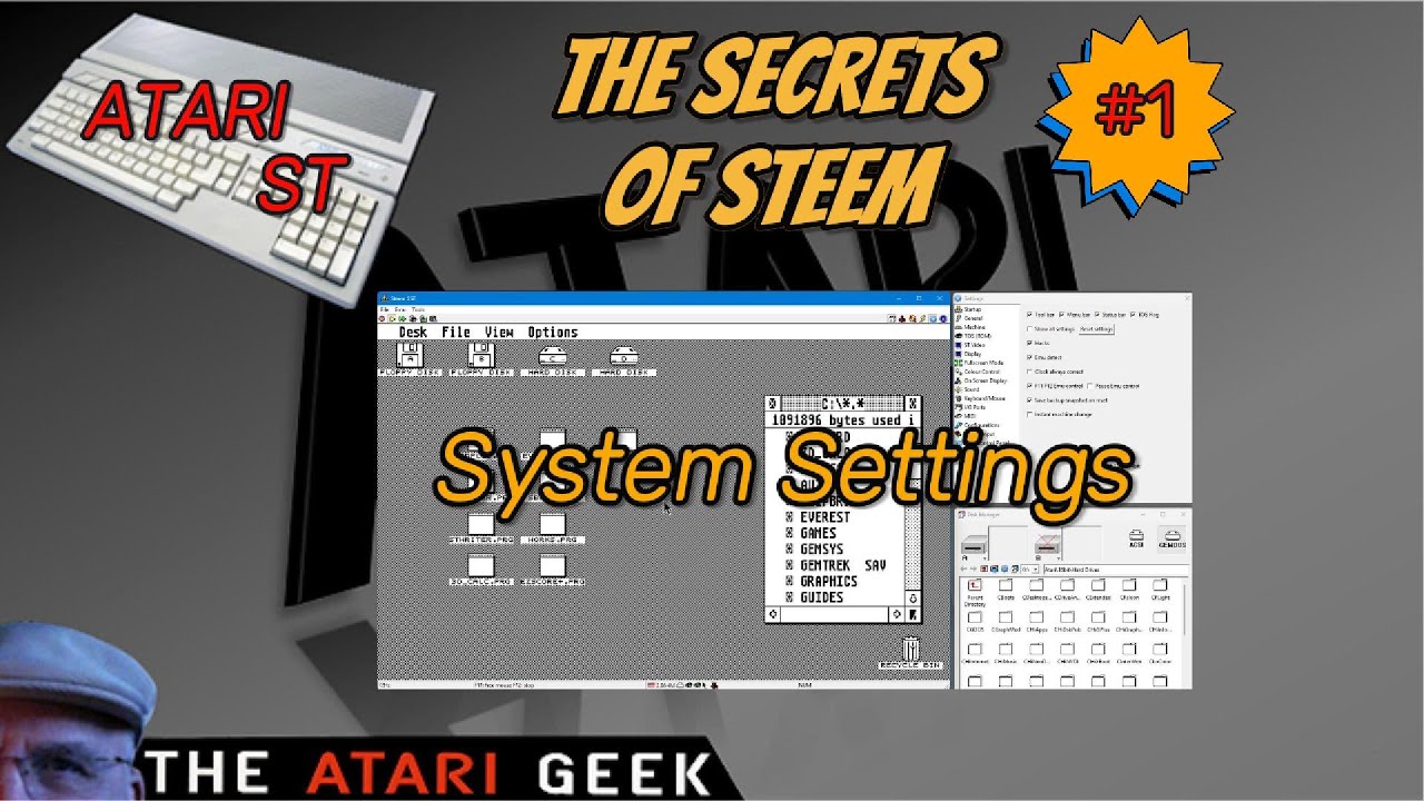 The Secrets of the Atari ST STeem Emulator - Part 1 - Settings Module