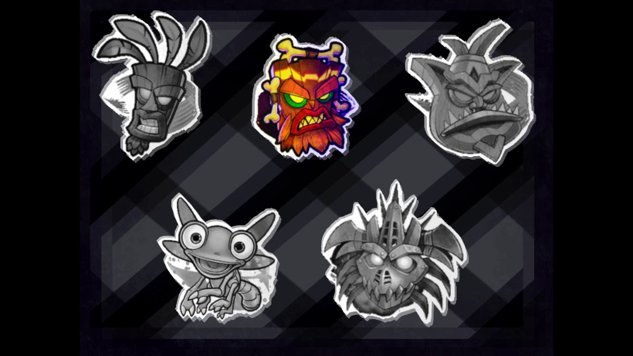 Crash Nitro Fueled - All Mask's (transition)