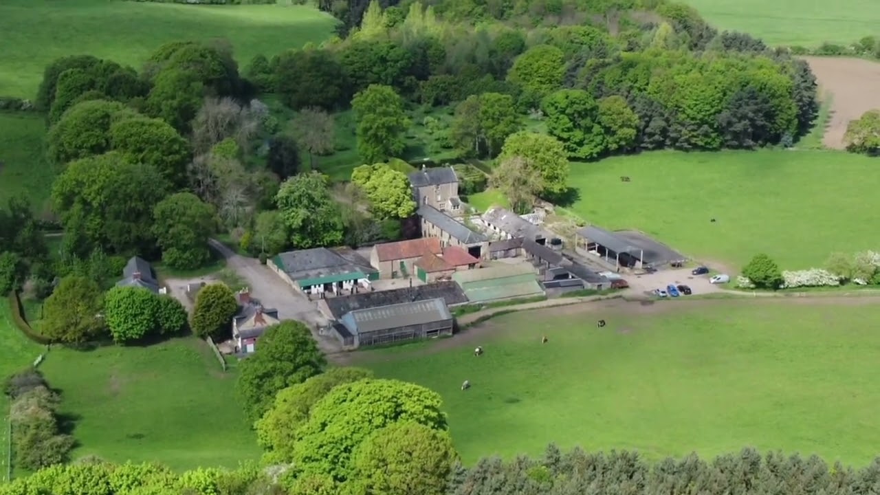 Great Lumley - The Old Mill From The Air.
