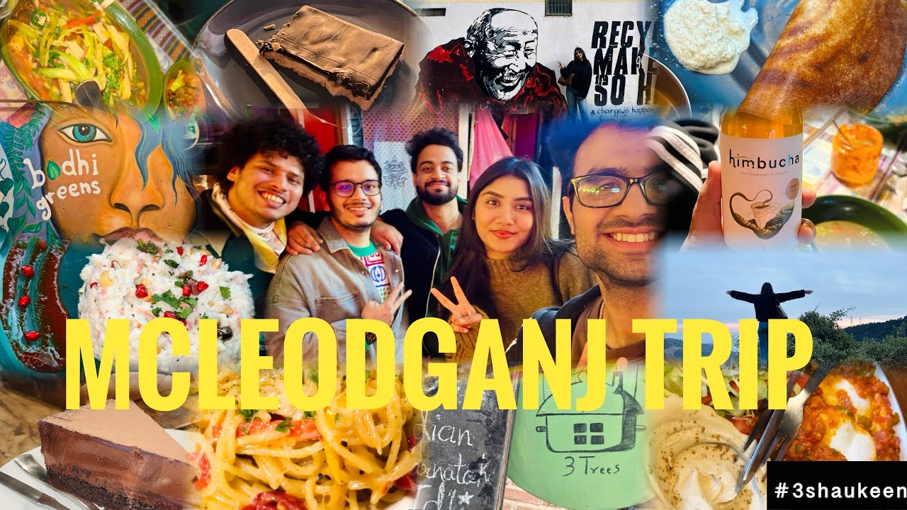 Birthday Weekend in McLeod Ganj & Dharmkot🏔️🎂🎉| Travel Vlog | Cafés | Street Food | #3shaukeen #195