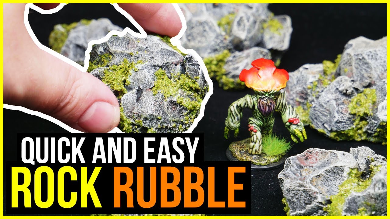 Миниатюрный каменный щебень Wargaming Scatter Terrain