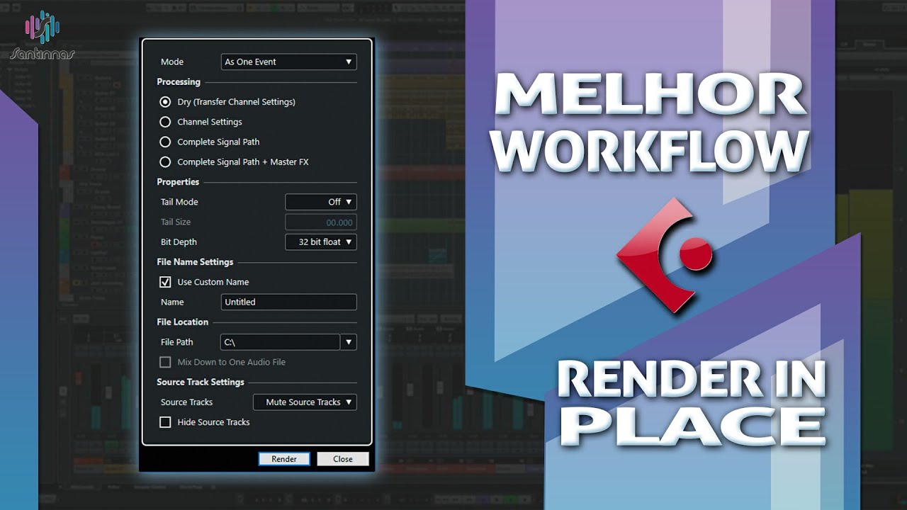 Melhorando o Workflow com o Render in Place