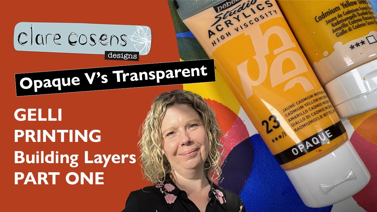 Opaque vs Transparent Acrylic Paints: Surprising Gelli Printing Results Revealed!