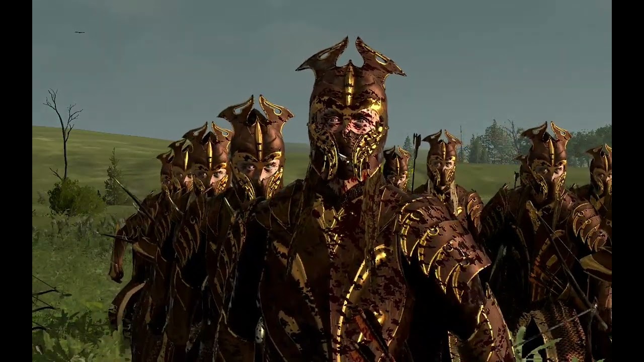 Total war attila rise of mordor elf лихолесье / эльфов нолдор хах мне дальше по инглу лень писать