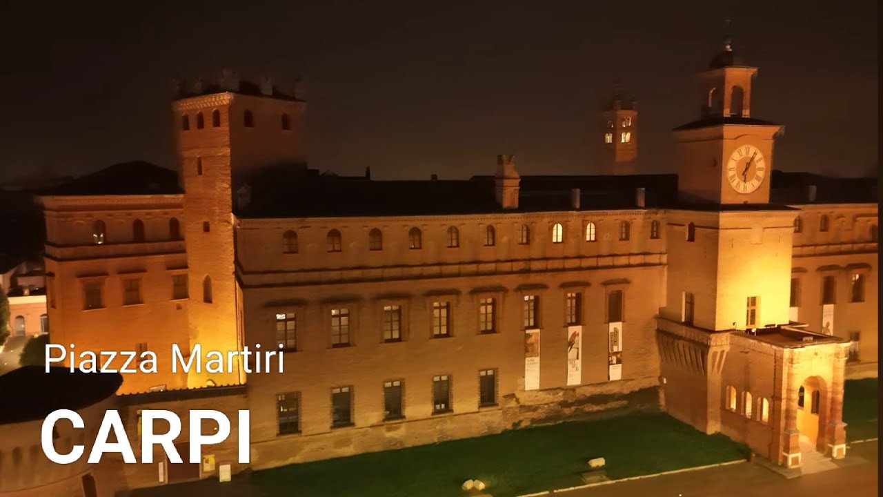 CARPI - Piazza dei Martiri con drone Dji Mini 4 Pro (Sozzigalli Pictures) 4k 30 fps nov25