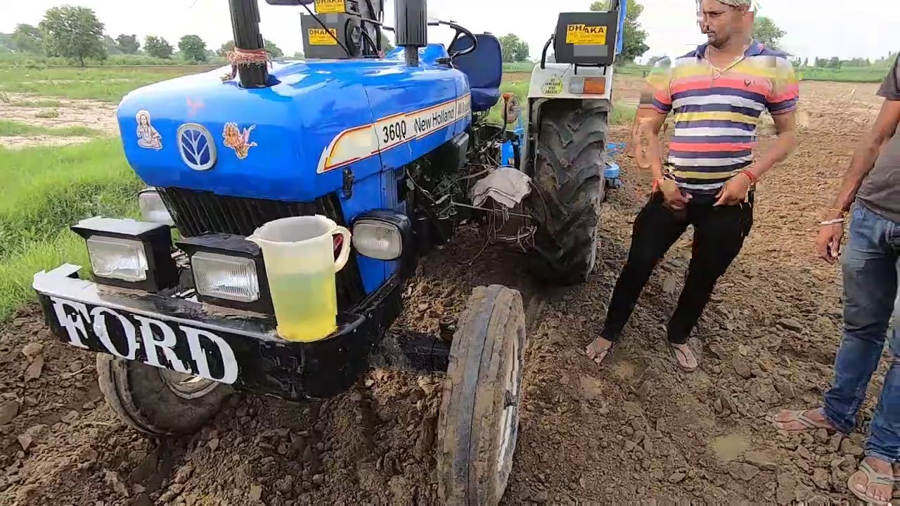 इससे कम डिजल और कोई ट्रैक्टर नही ले सकता New Holland 3600 tractor mileage test with harrow