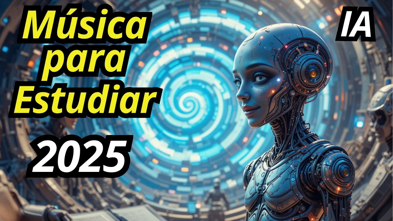 💙 Música para Estudiar con IA 2025 | Piano, Violín y Flauta | Relajación y Concentración