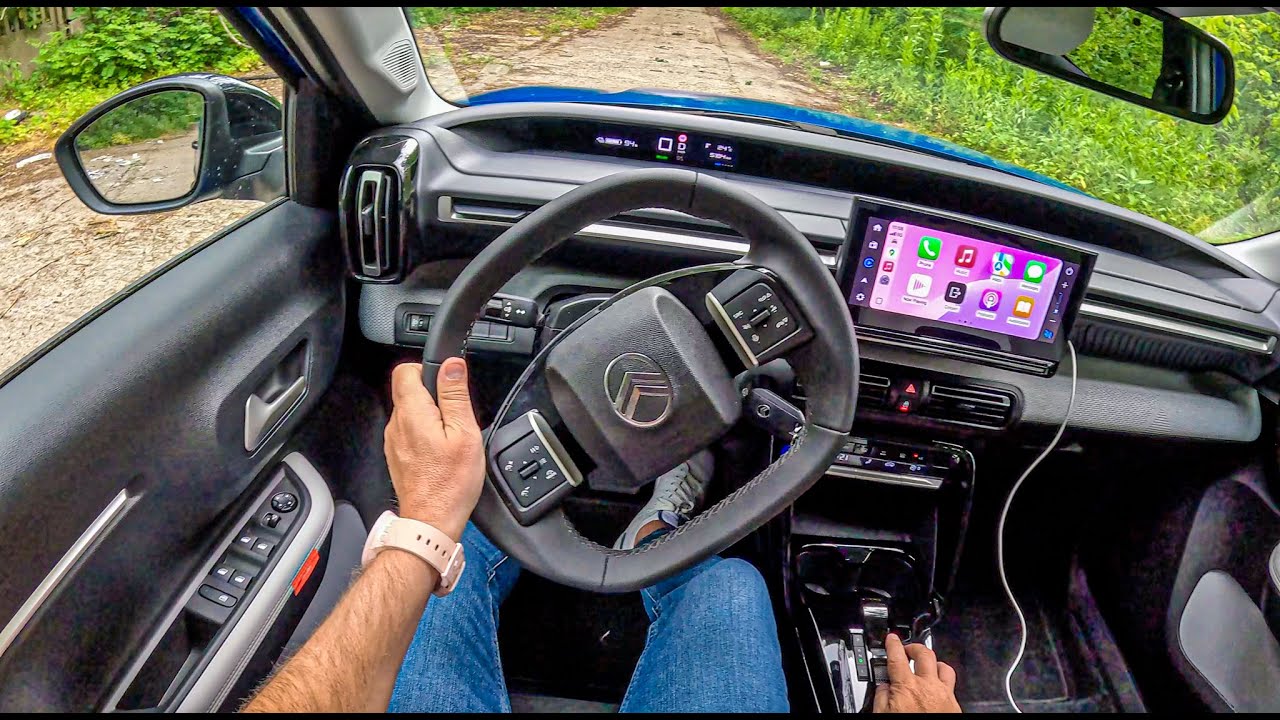 NEW Citro&euml;n &euml;‑C3 2025 (44 kWh 113 hp) | POV Test Drive #2470 Joe Black