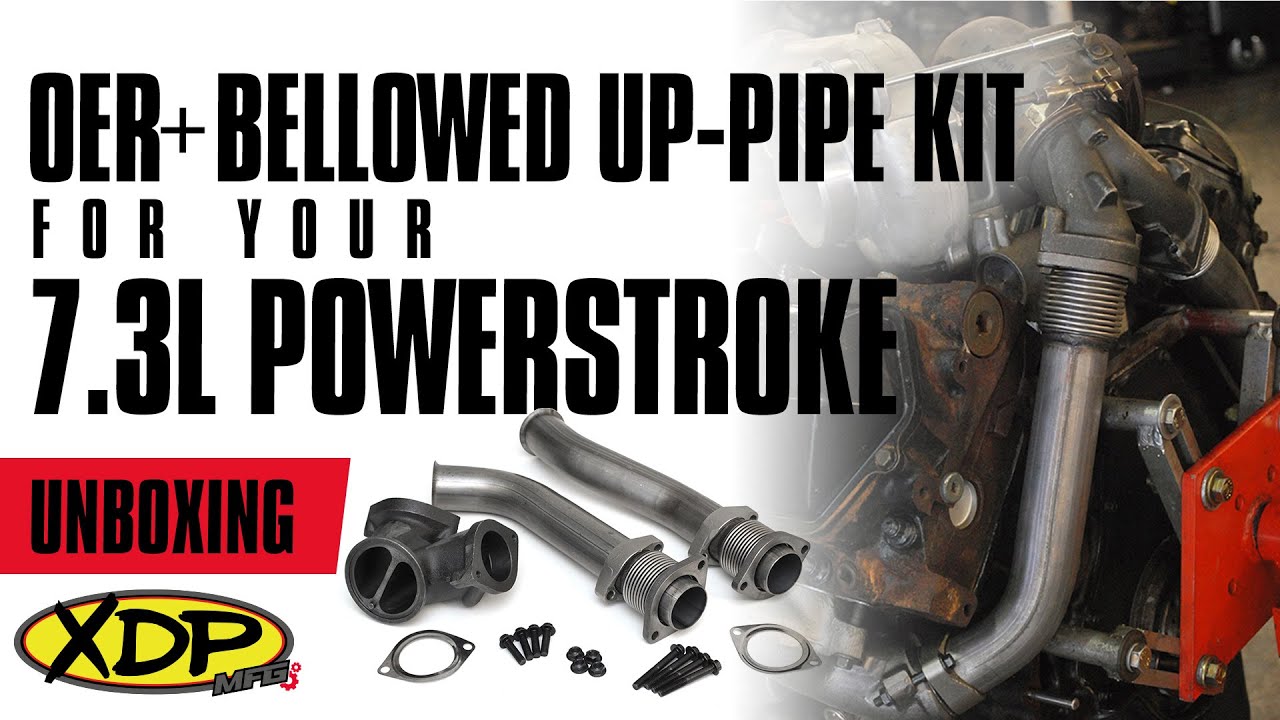 XDP 7.3L Powerstroke OER+ Series Bellowed Up-Pipe Kit XD178 | XDP Unboxed