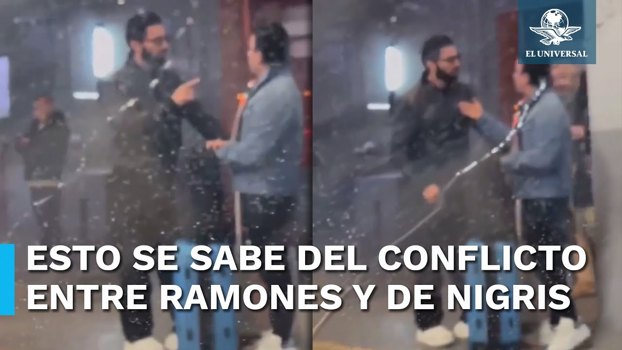 ¿Se estaban peleando? Captan a Poncho de Nigris y Adal Ramones discutiendo en aeropuerto