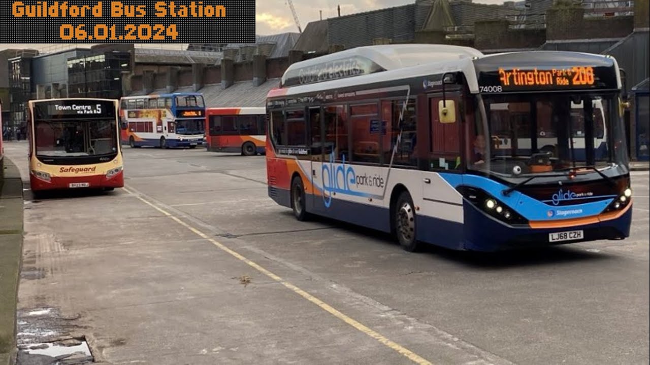Buses at: Guildford Friary Bus Station