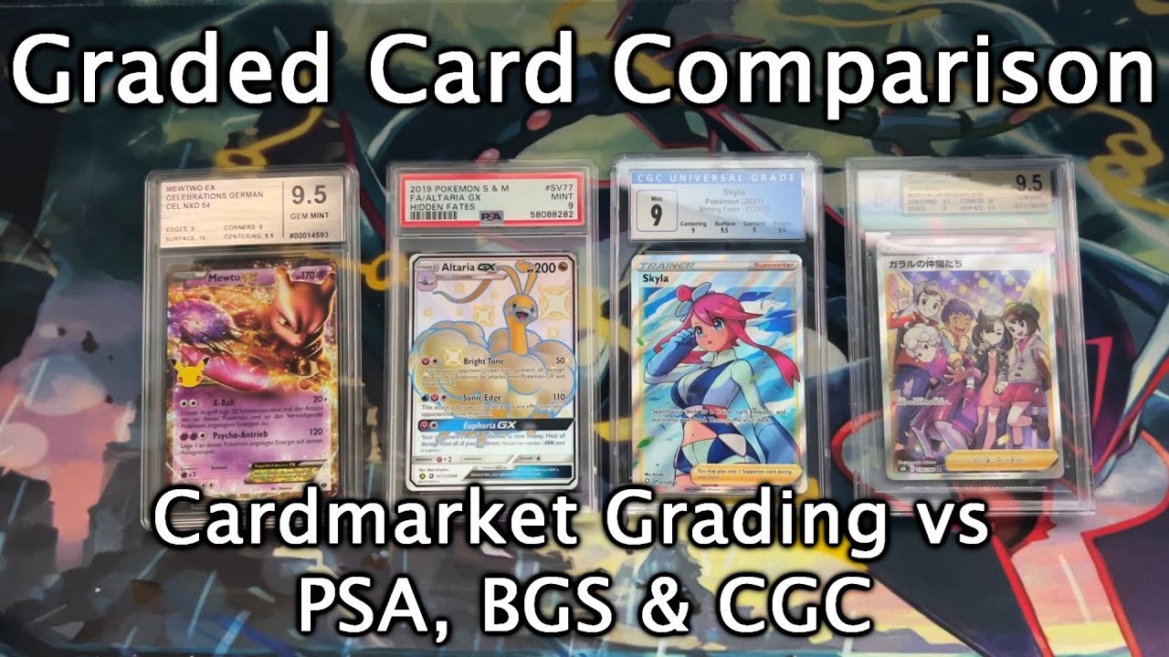 Comparing my Cardmarket Grading Slab to PSA, BGS & CGC - How good / bad is it?!