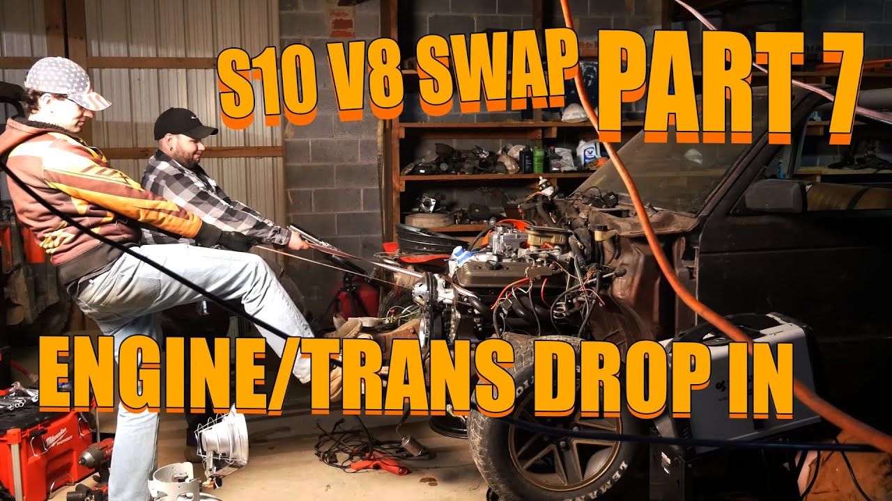 V8 S10: ENGINE/TRANS INSTALL (Ep. 7)