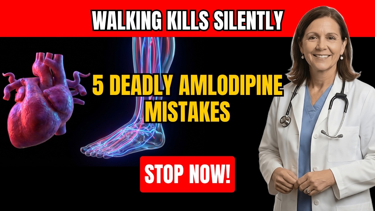As a Cardiologist, I'm SHOCKED: 5 Walking Mistakes Seniors on Amlodipine Make Every Day