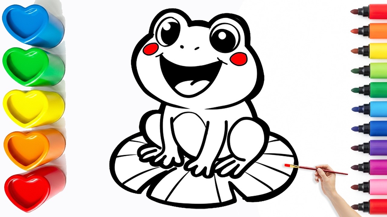 🐸How To Draw a Cute Frog | Easy Step By Step Tutorial #12