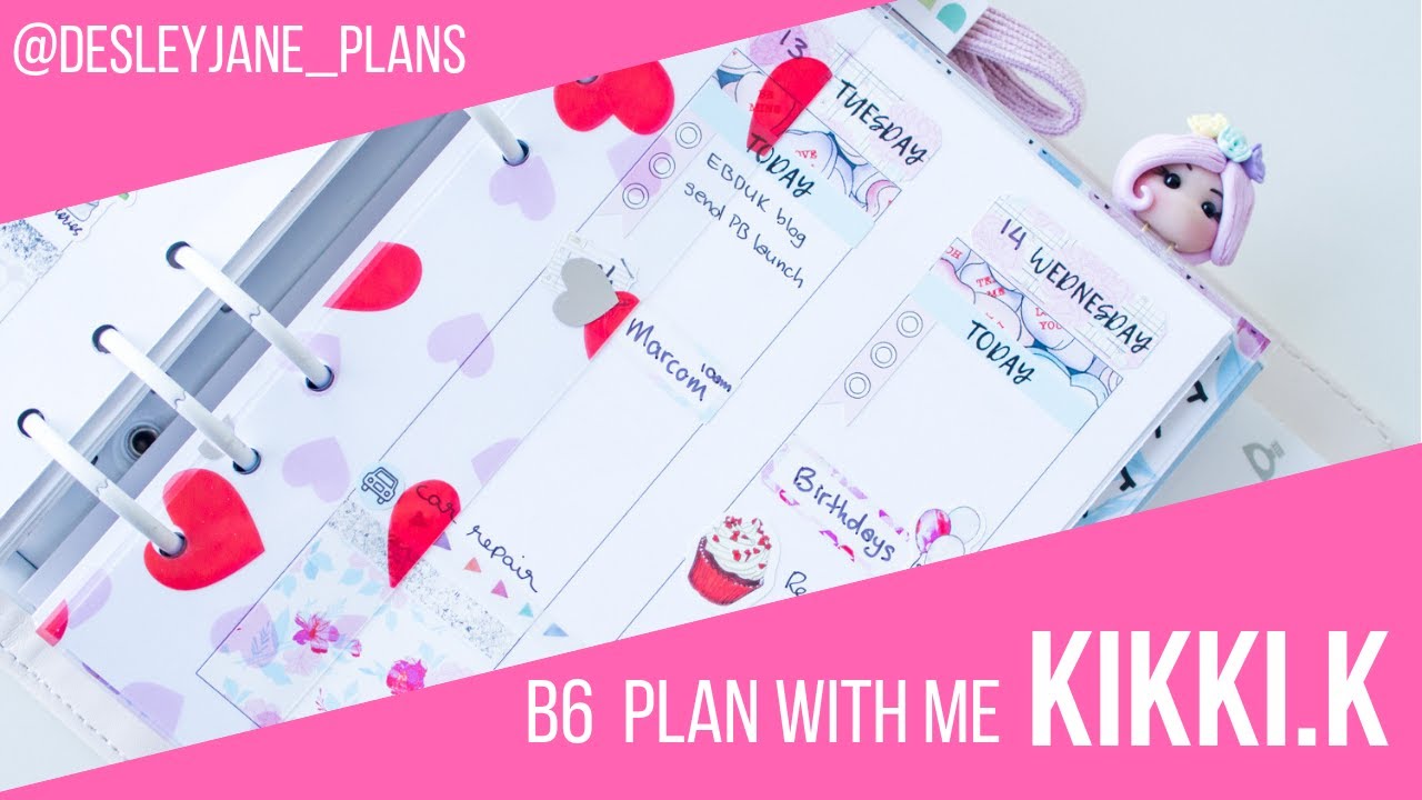 kikki.k B6 Plan-With-Me : November 12, 2018