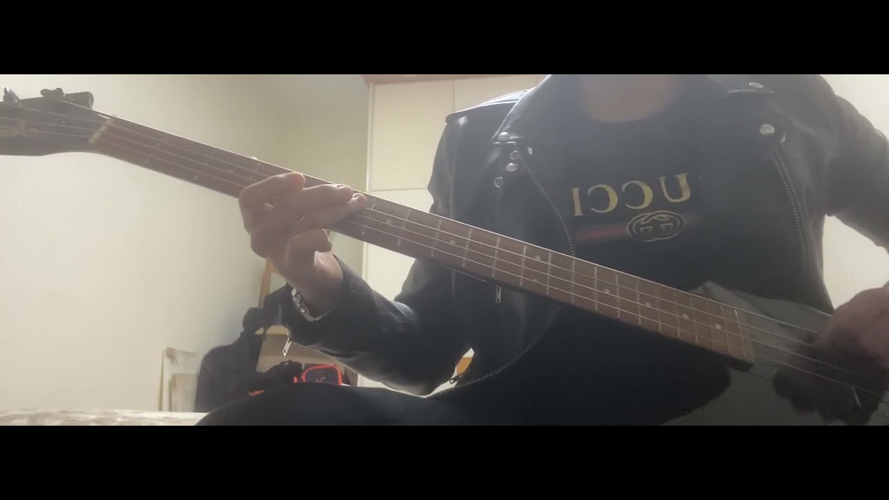 Linkin park somewhere i belong bass cover 