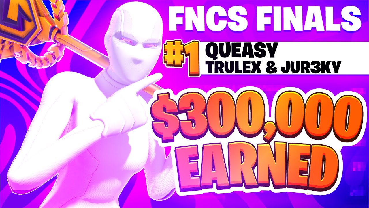 1ST PLACE FNCS GRAND FINALS 🏆 ($300,000) w Subtitles & Reaction | Queasy