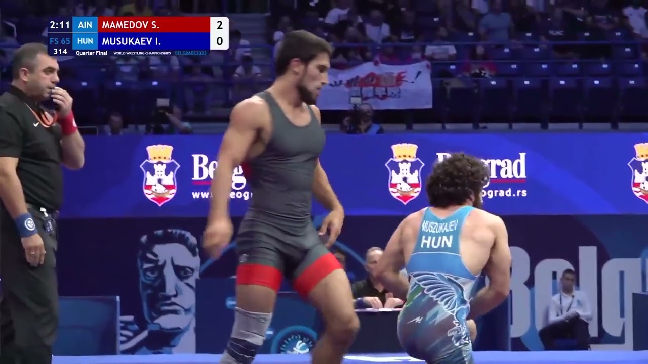 Shamil MAMEDOV (AIN) vs. Ismail MUSUKAEV (HUN) | Seniors World Championships 2023 | Quarter Final |