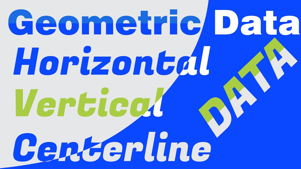 Master Geometric Data Extraction in OpenRoads | Horizontal, Vertical, & Centerline Alignment Guide