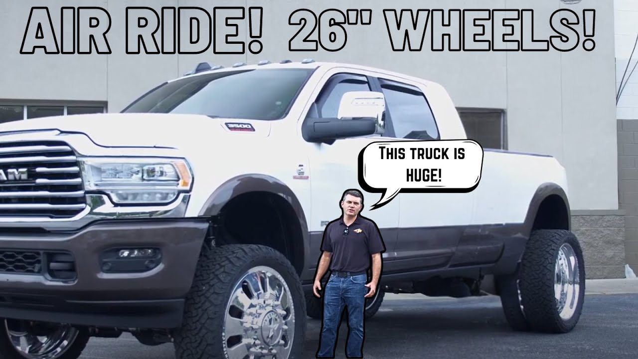Ram Dually Lifted, 26's, Air Ride