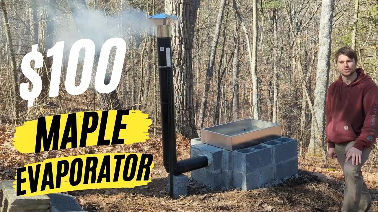 Испарительная печь Top Notch из шлакоблоков и клена