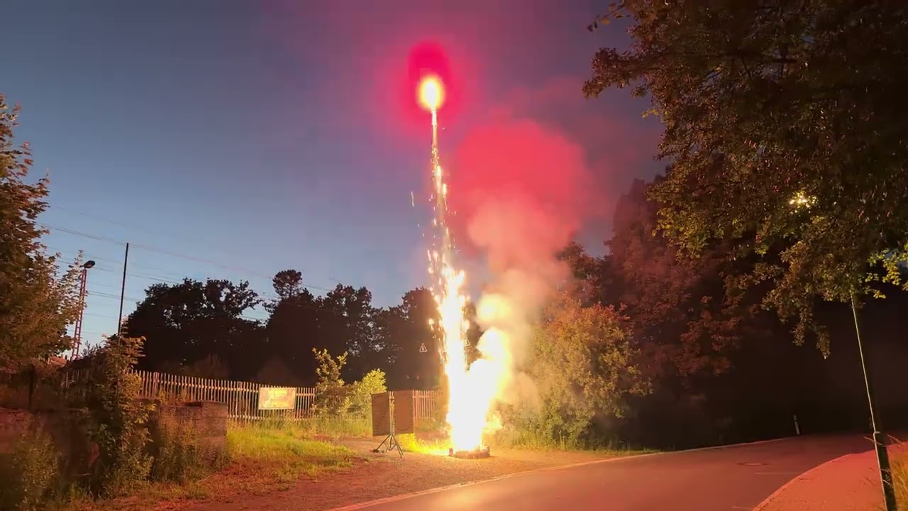 Geburtstagsfeuerwerk zum 20