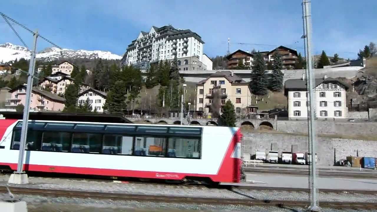 TRENINO ROSSO DEL BERNINA  ( Tirano - St. Moritz ) HD