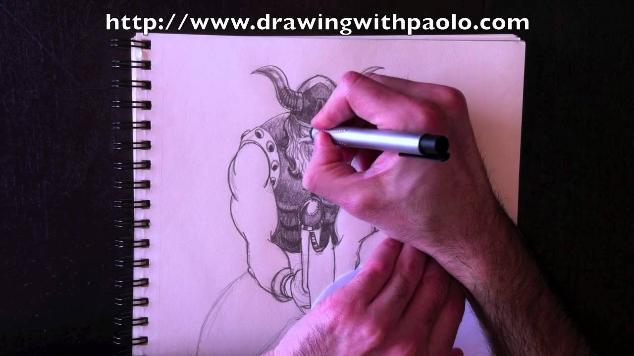 Dessiner un Viking avec Paolo Morrone