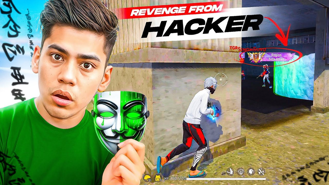 How We Kill This😡*MC* Hacker in Top 1 Lobby🔥!!