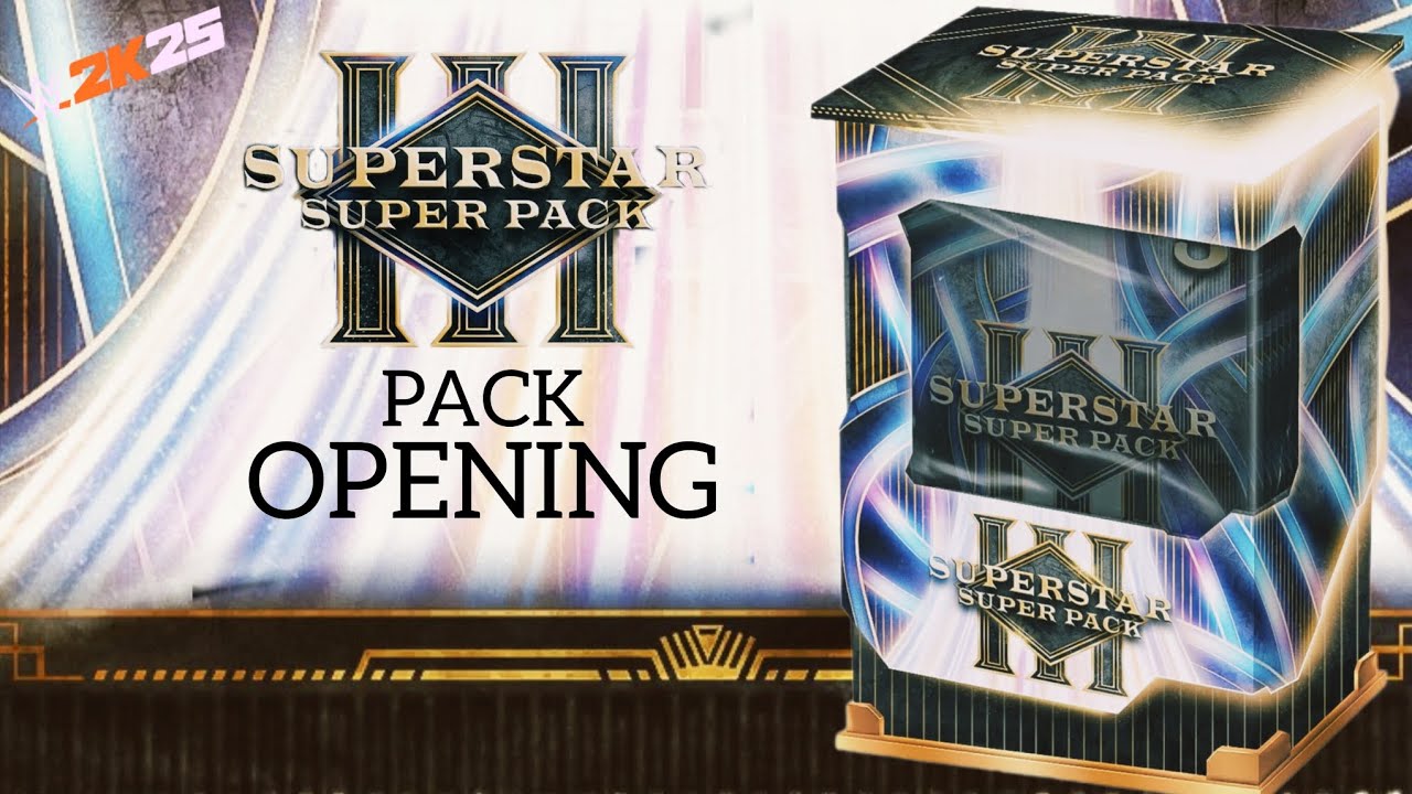 WWE 2K25 - SUPERSTAR SUPER PACK 3 PACK OPENING 