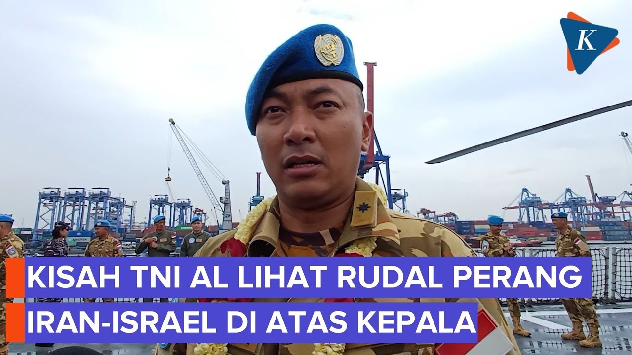 Cerita TNI AL Bertugas di Lebanon, Saksikan Langsung Rudal Perang Iran Vs Israel