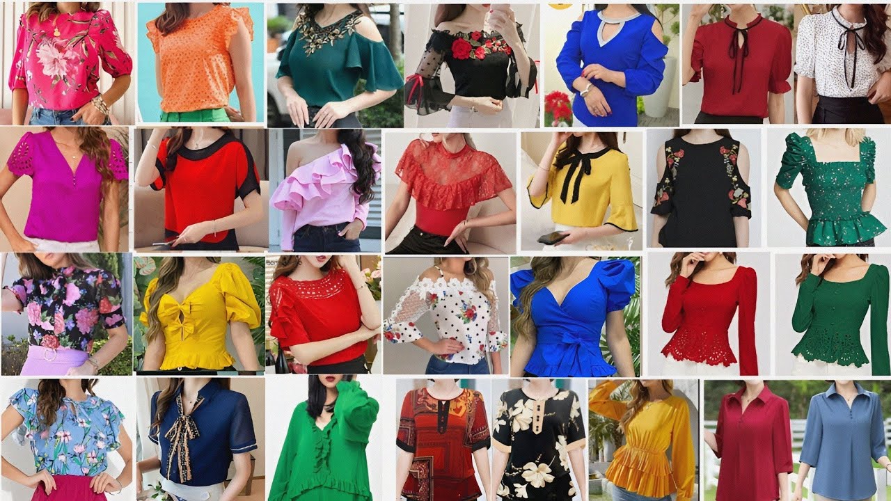 BLUSAS DE MODA 2023 / 100 NUEVAS MODELOS BLUSAS DE MODA 2023 / BLUSAS ELEGANTES Y SOFISTICADAS 2023