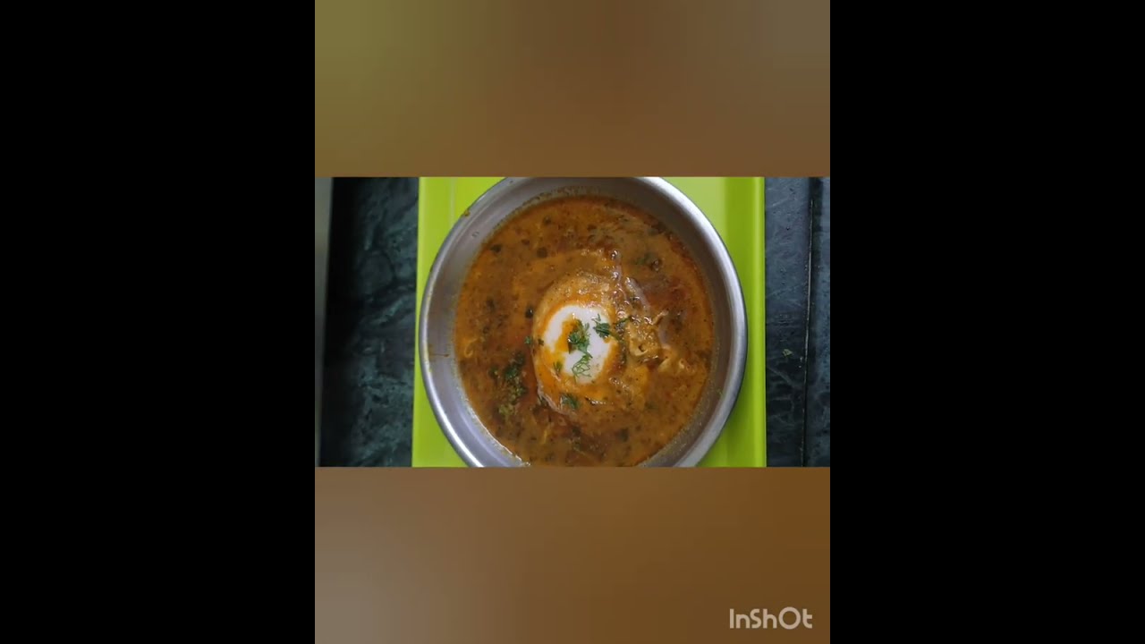 Poached egg Curry🍛 💕