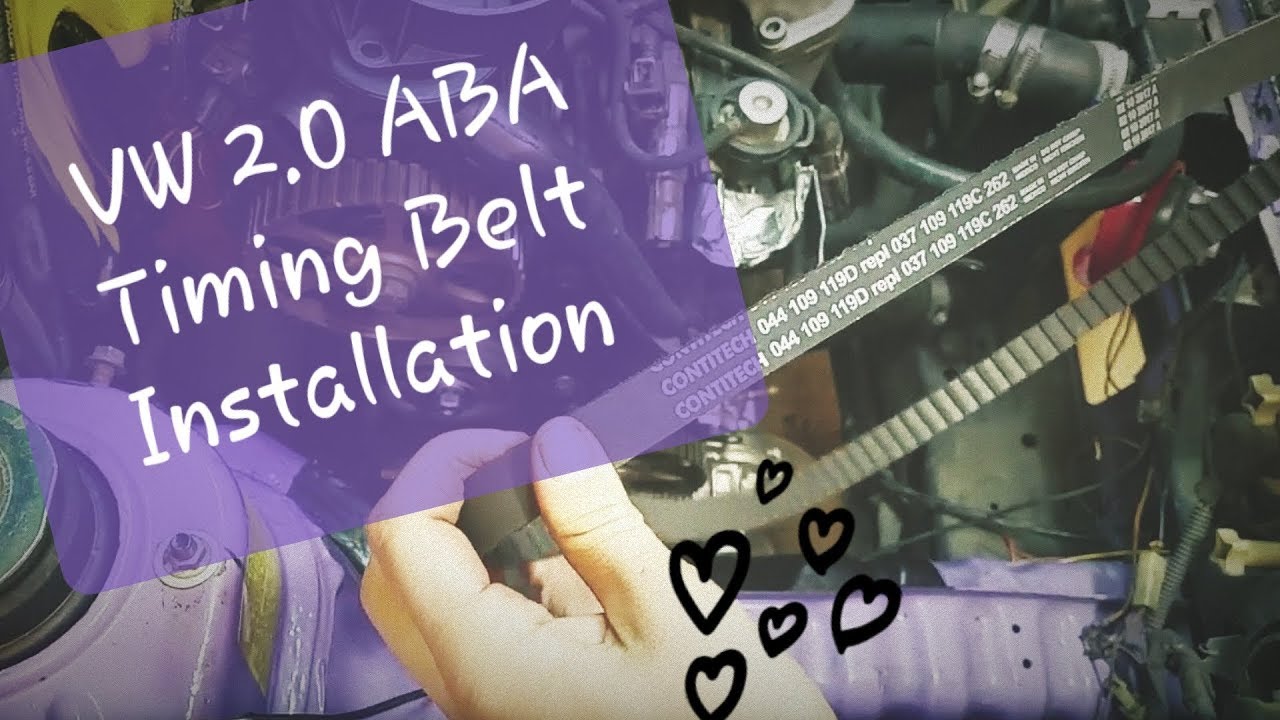 VW ABA 2.0 Timing Belt & Water Pump Replacement pt 2: Installation!