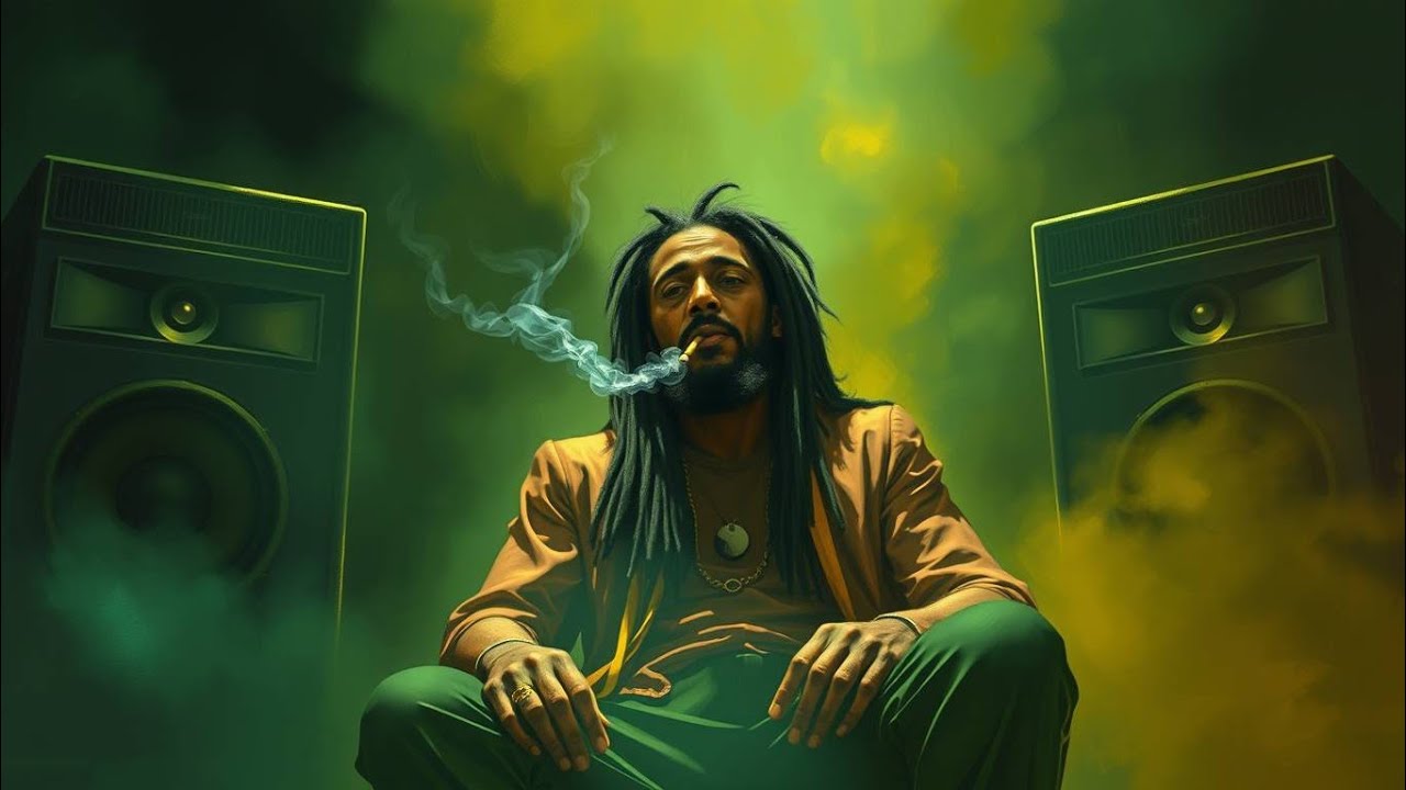 Smoky Conscious Reggae 🌿 Deep Roots Dub for Herbal Meditation & Night Vibes 💨✨