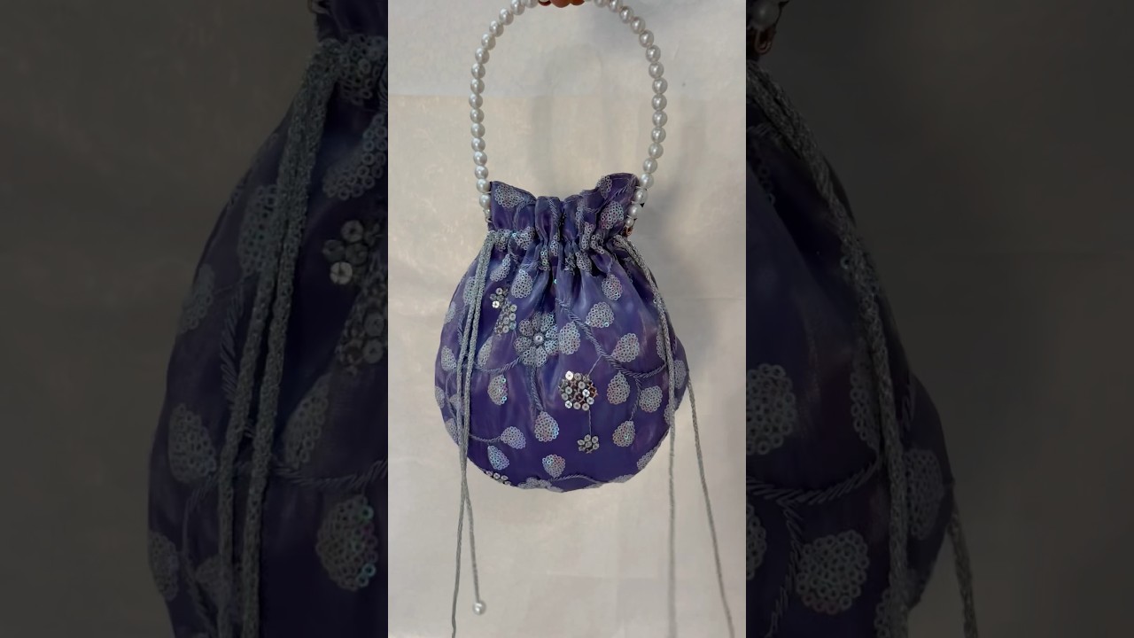 DIY potli bag || 😍🥰 new trending handmade potli bag ||  potli bag making 😱#trending #diy #news