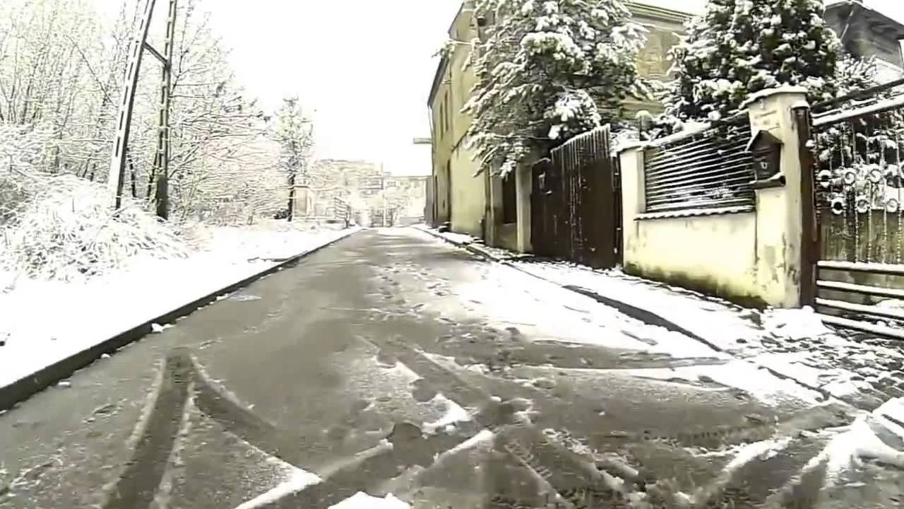 Sosnowiec ...zasypało, na biało...