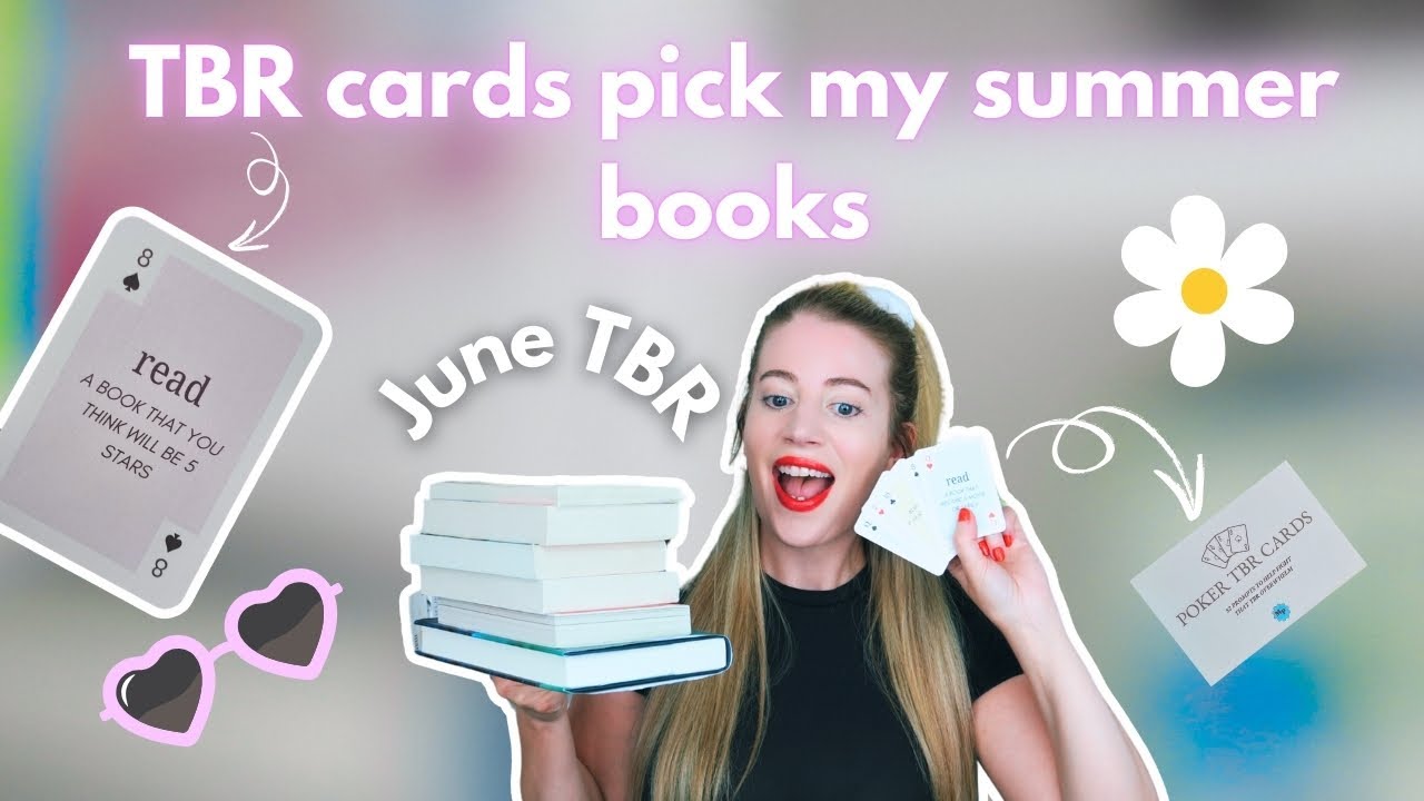 New TBR prompt cards pick my TBR for June! | Booktube ☀️📚