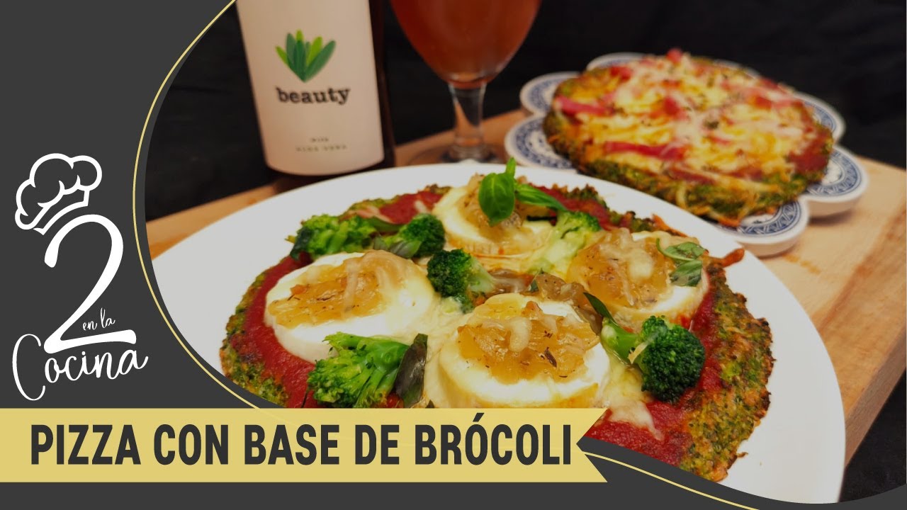 🥦 🍕PIZZA CASERA CON MASA DE BROCOLI