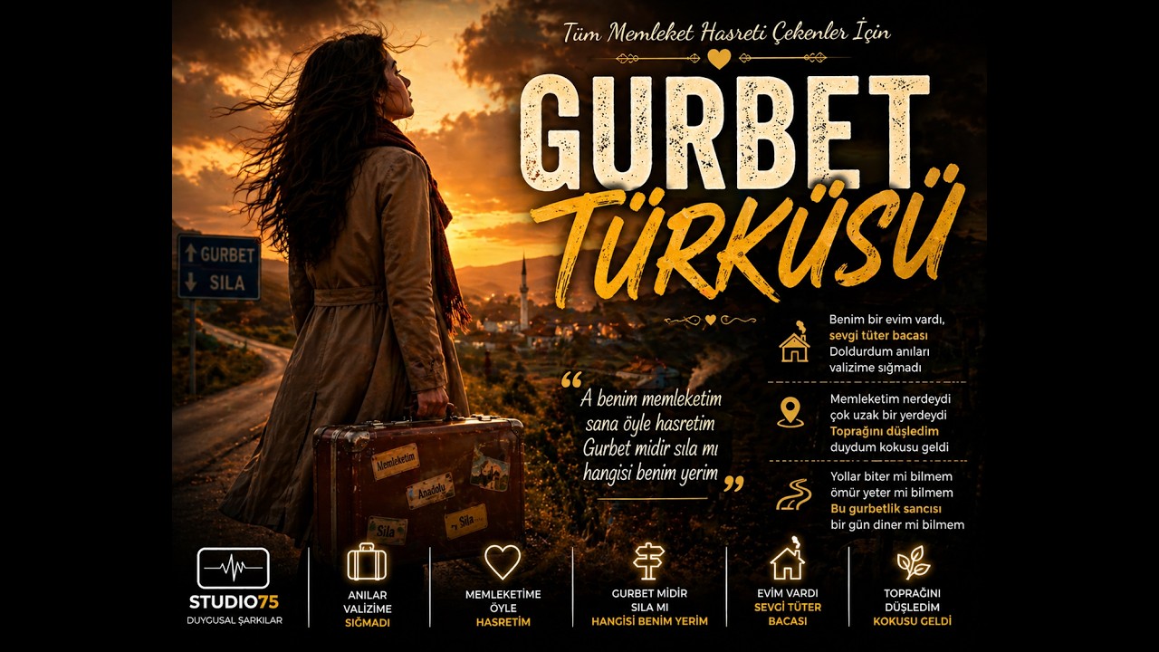 Gurbet Türküsü | Duygusal Türkü 2026 (Tüm Memleket Hasreti Çekenler İçin)