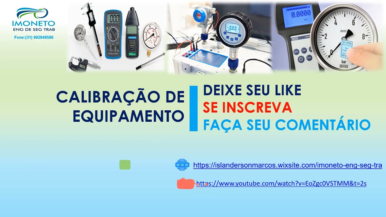 Calibra&ccedil;&atilde;o de Equipamentos - RBC