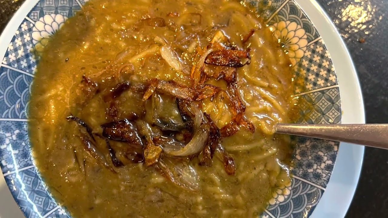 شوربة الماش العراقية بمكونات متوفرة في البيت بطريقة جداً سهلة وبطعم رائع