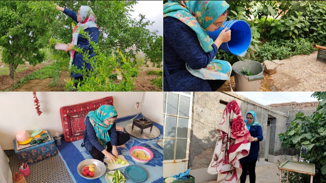 You won't believe how he lives !! Morning to evening routine of rural life in a remote village