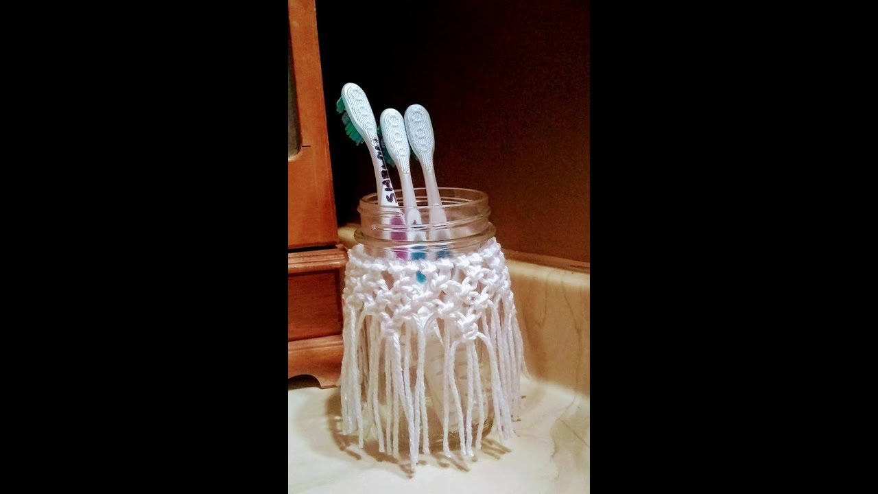 Macrame Jar Cover 2