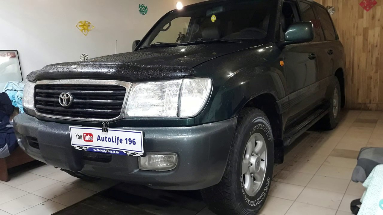 Замена магнитолы, Установка камеры заднего хода Toyota Land Cruiser 100