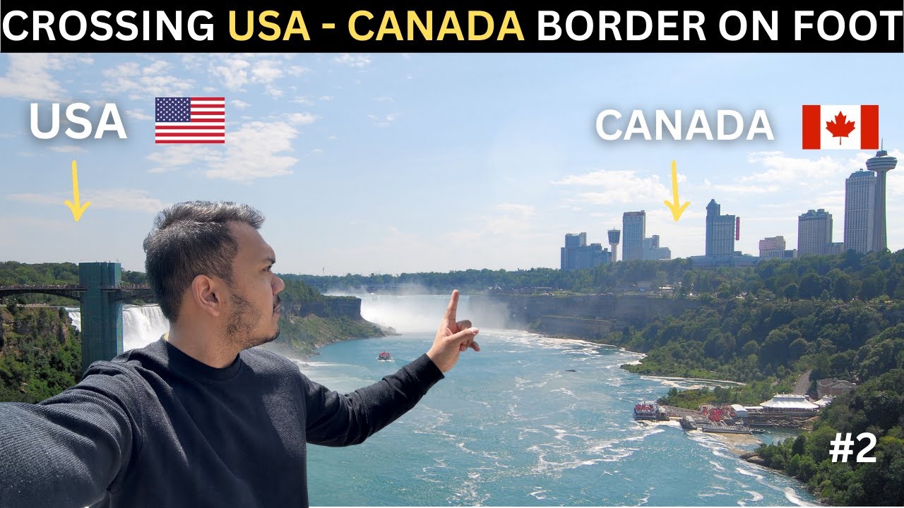 Travelling to Canada from New York on foot !