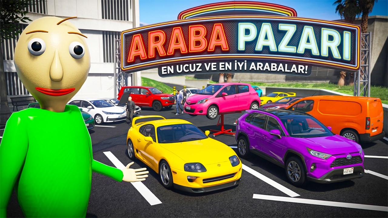 Bu Araba Pazarında Sadece Toyota Ailesi Var | GTA 5 MODS